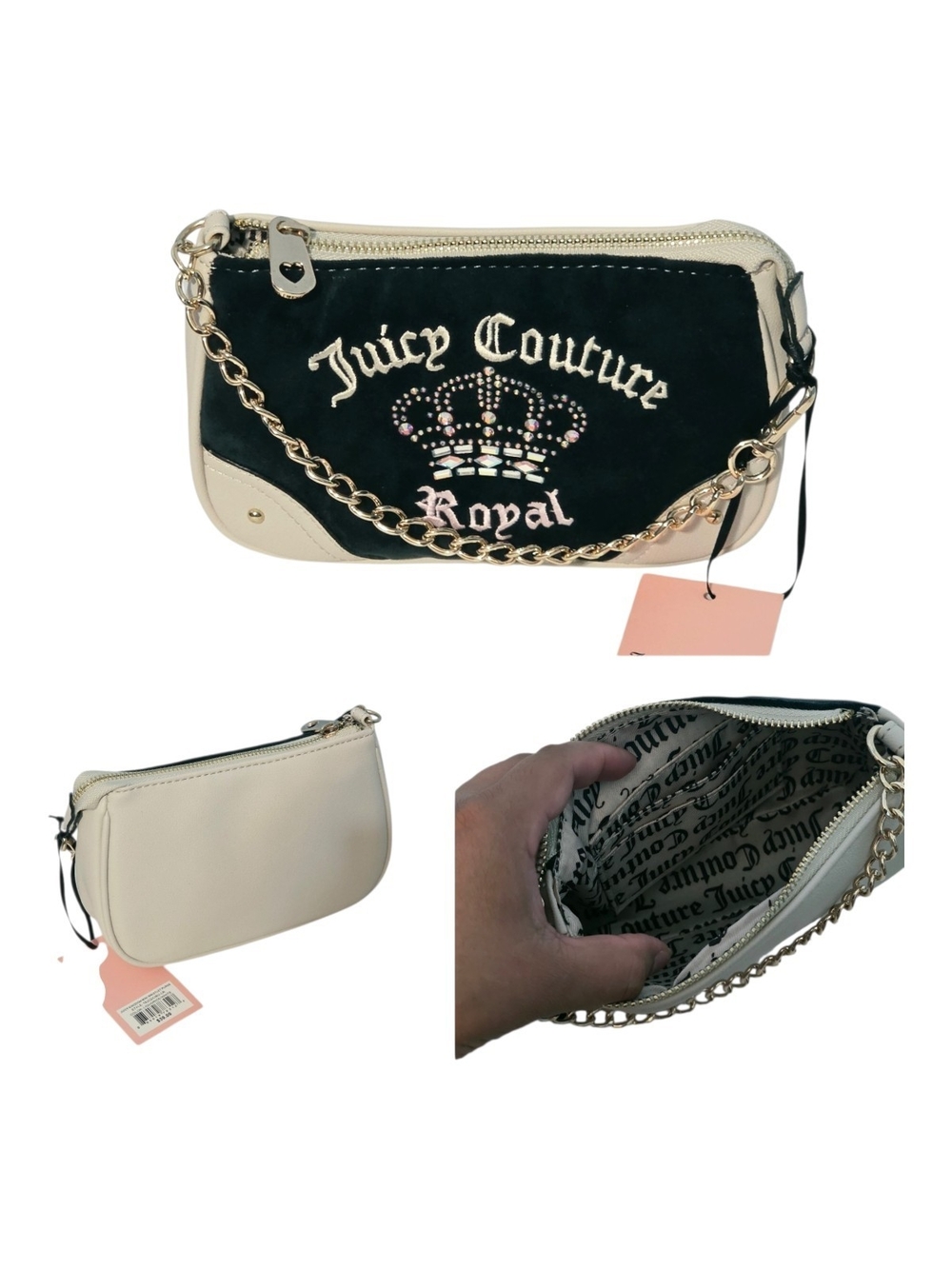 Juicy Couture Mini Chain Wristlet Purse - Royal Kingdom